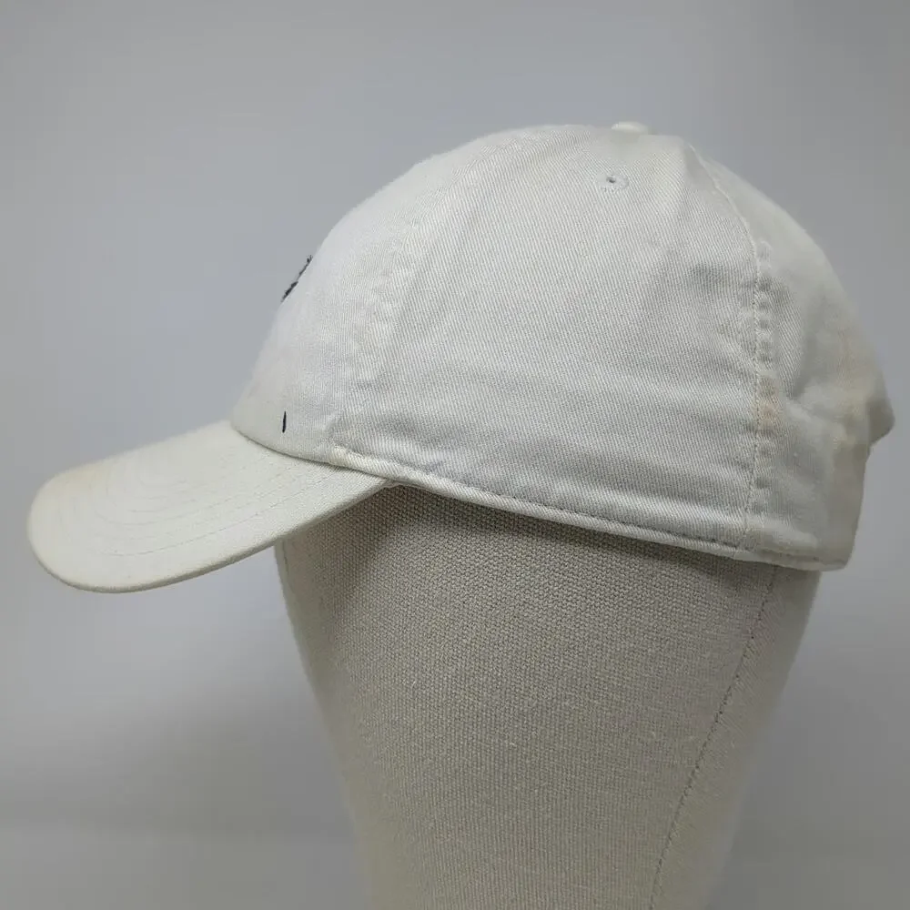 Nike Baseball Cap White One Size Futura Logo Embroidered Slideback Strap Hat